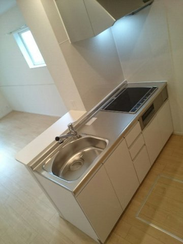 Ｙ’ｓのキッチン|コンパクトなキッチンで掃除もラクラク
