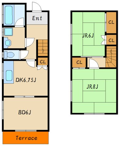 登貴和ハイツの間取り