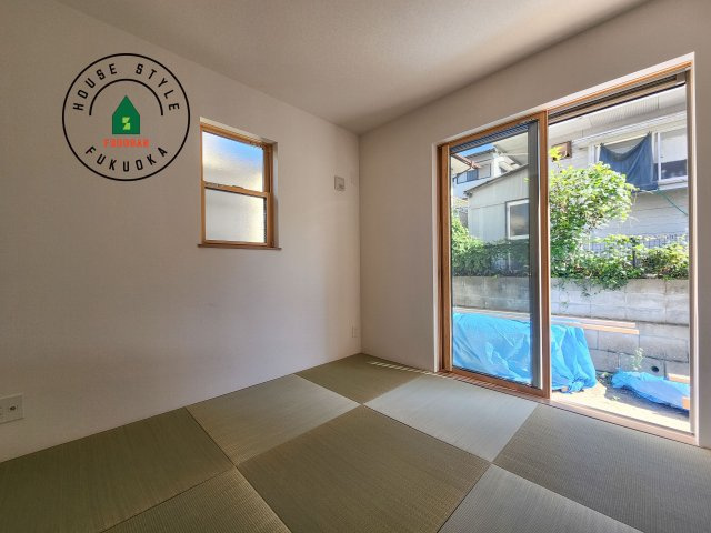 大野城市緑ヶ丘4丁目第3-1棟（1号棟）　の和室|柔らかい畳が心地よい和室