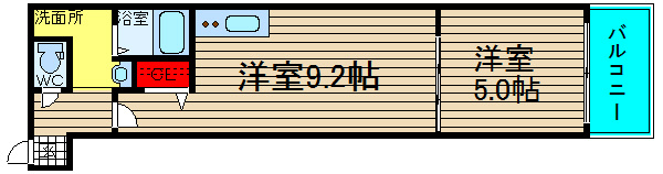 フジパレス川口の間取り