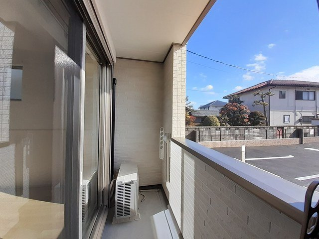 ベル　フルールのバルコニー|バルコニー付きです