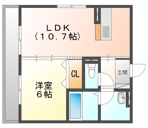 メゾンドフルールの間取り