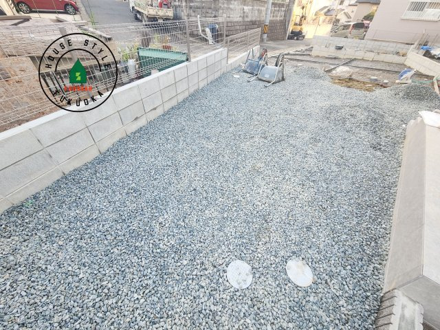 福岡市東区香椎第3-2棟（2号棟）　の庭|お庭で自由な時間を過ごせます。