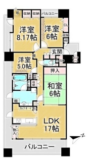 【間取り】 | ジェネラス中央町