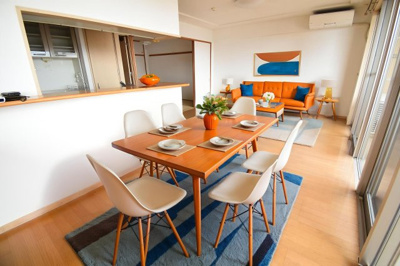 【居間・リビング】 | ジェネラス中央町 | ※家具はAIで作成したイメージです。