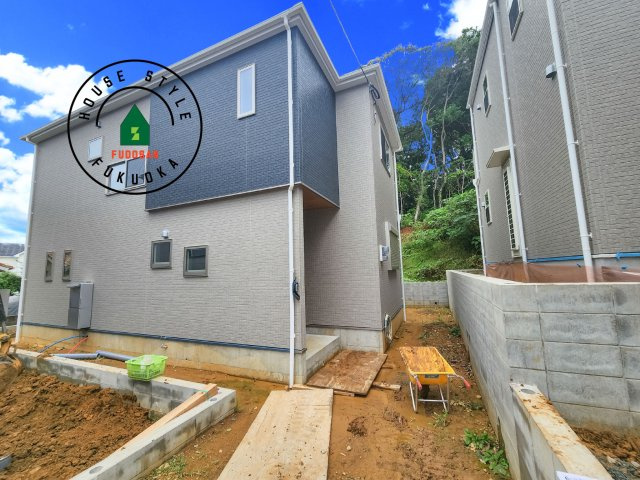 福津市福間南3丁目第1-7棟（4号棟）　の外観|デザイン性のある外観です。