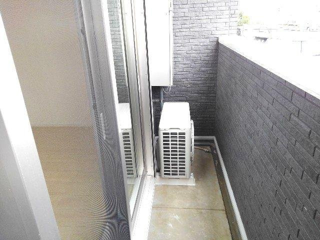 ヴィラのバルコニー