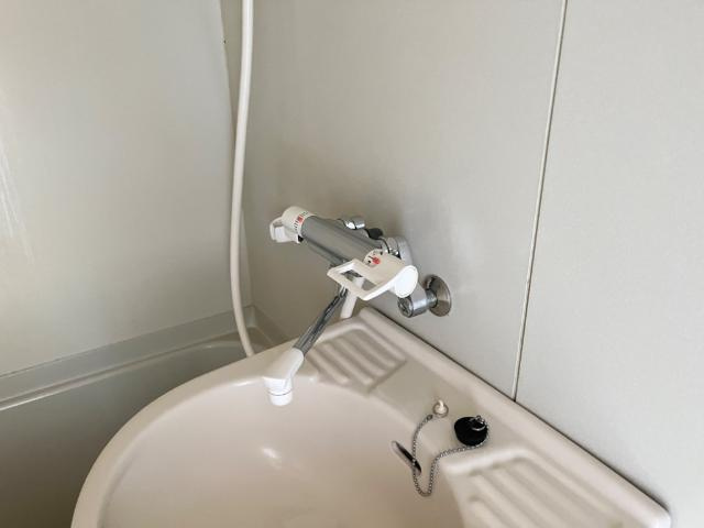 サン　サクラの独立洗面台|浴室サーモ付水栓