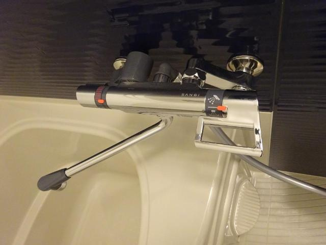 メルベージュの浴室|サーモ水栓