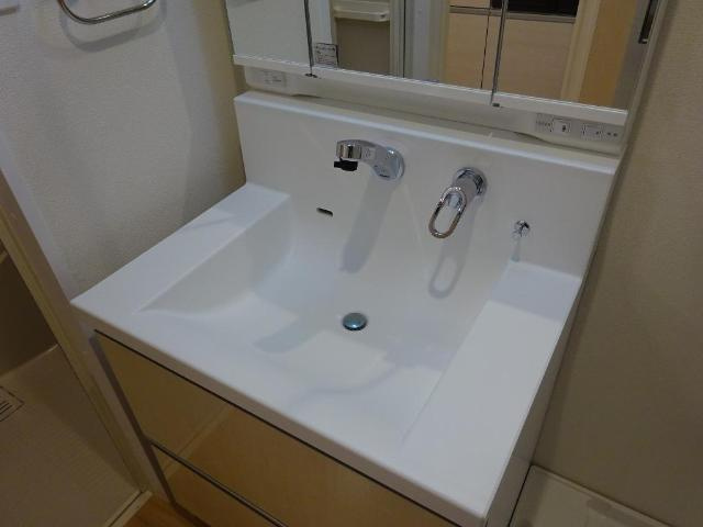 メルベージュの洗面所|洗髪洗面化粧台