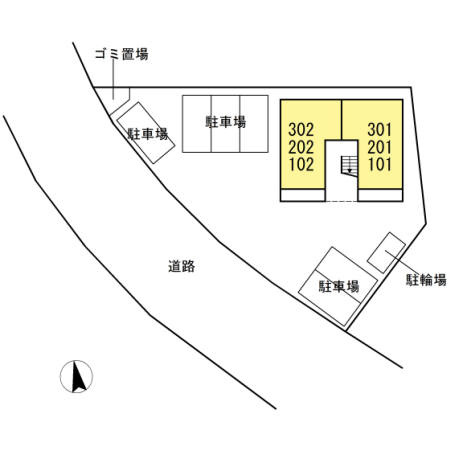 アーネスト イン ダイヤの区画図
