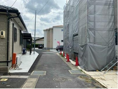 久保一色新築貸家の駐車場