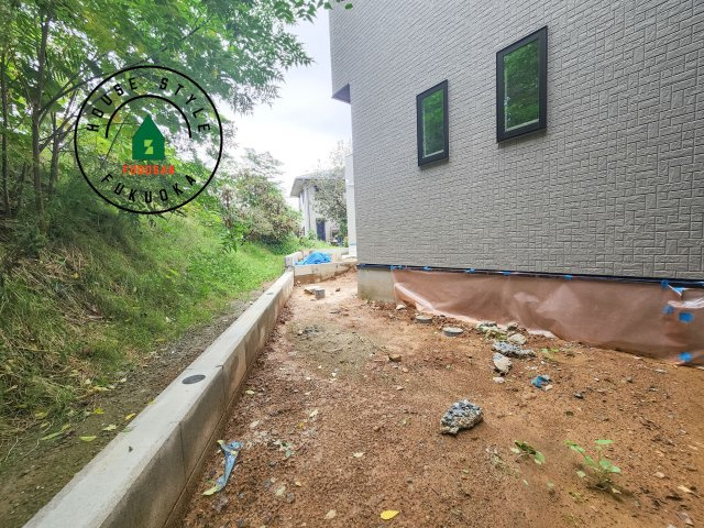 福津市福間南3丁目第1-7棟（6号棟）　の庭|お庭で自由な時間を過ごせます。