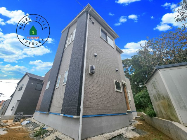 福津市福間南3丁目第1-7棟（7号棟）　の外観|デザイン性のある外観です。