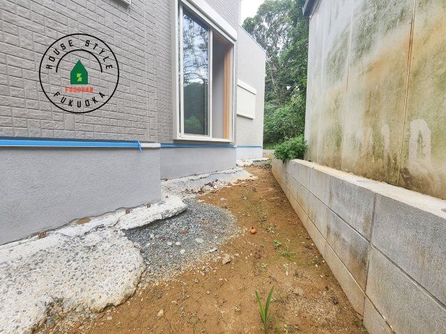 福津市福間南3丁目第1-7棟（7号棟）　の庭|お庭で自由な時間を過ごせます。