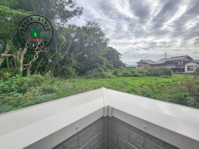 福津市福間南3丁目第1-7棟（7号棟）　の展望|窓から緑が見える物件も魅力的です。