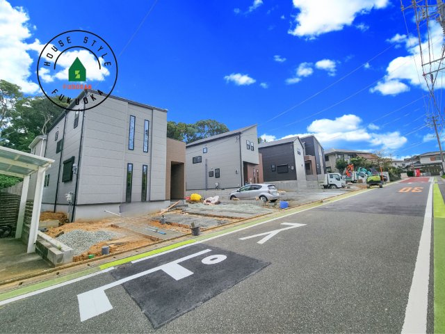 福津市福間南3丁目第1-7棟（7号棟）　の前面道路含む現地写真|見学の時間などお気軽にお問い合わせ下さい。