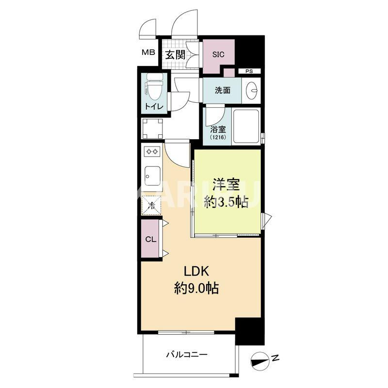 URBANLINK森小路駅前の間取り