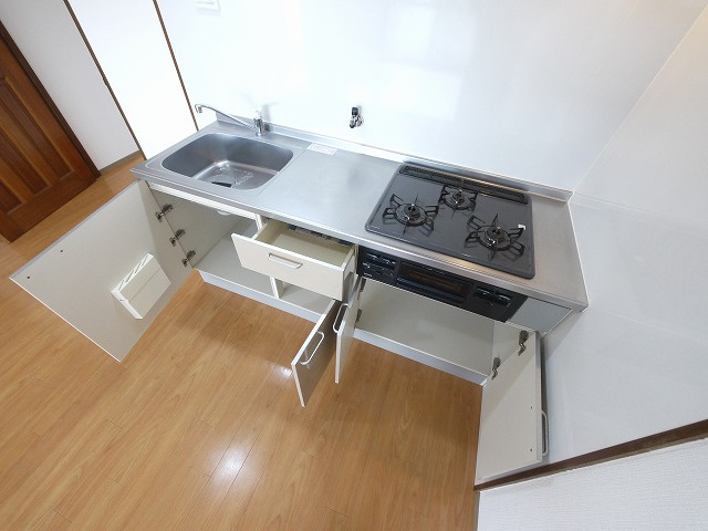 ル・ソレイユ（田井庄町）のキッチン|キッチンでお料理をお楽しみください