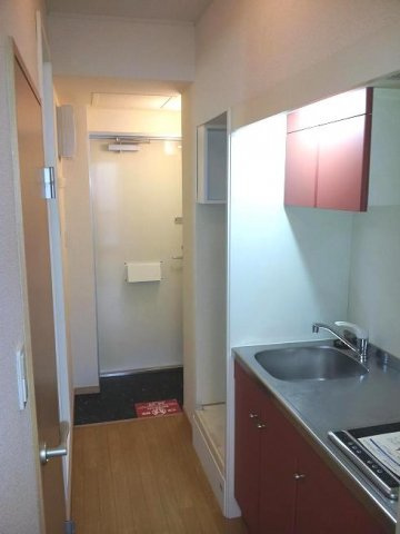 レオパレスサンライズのキッチン|使いやすいキッチンです