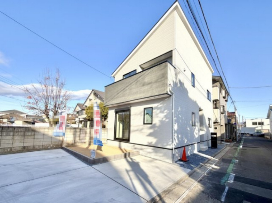 【新築戸建】前橋朝日町2丁目25-1期の外観|■外観｜今から見たい！大歓迎です♪お気軽にお問い合わせください♪オウチ探しは木ノ葉プランニング♪