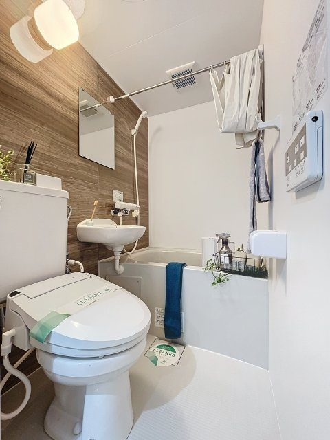 ハイツ若草の浴室|※家具・小物はイメージです