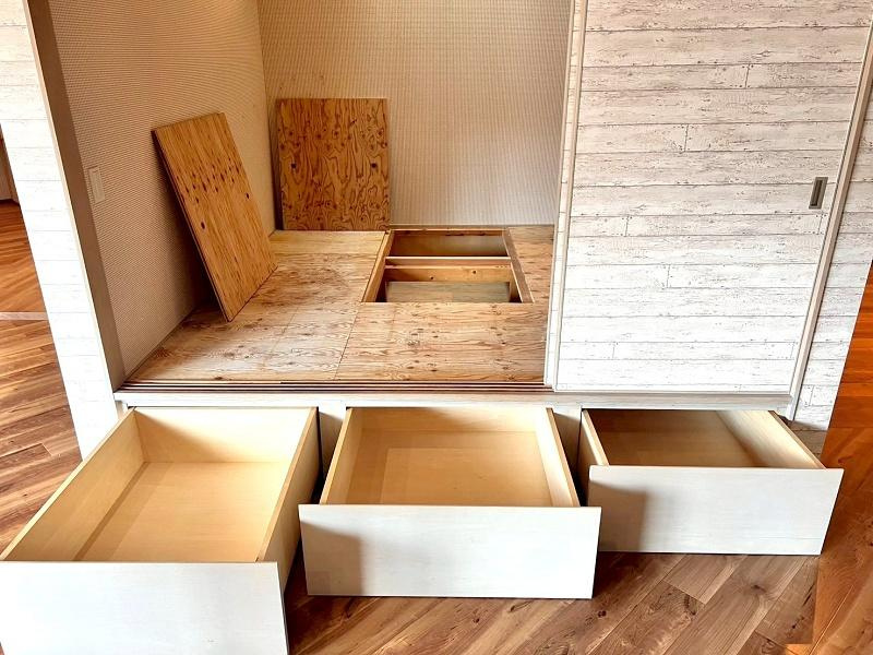 長浜　中古戸建　（高床式平屋建て+はなれ）の収納