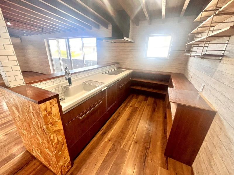長浜　中古戸建　（高床式平屋建て+はなれ）のキッチン