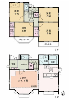 【間取り】 | 岐阜市本荘中古住宅！住環境が整備された素敵な街並みです♪お車2台可能！ | 岐阜市本荘中古住宅！住環境が整備された素敵な街並みです♪お車2台可能！