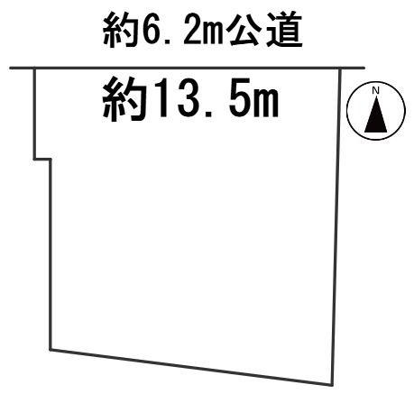 ６４２７２　岐阜市野一色4丁目土地の区画図