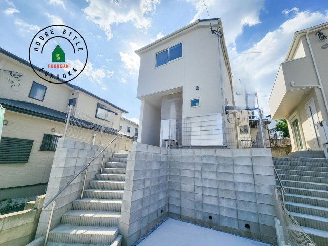 福岡市西区拾六町3丁目第1-3棟（3号棟）の外観|デザイン性のある外観です。