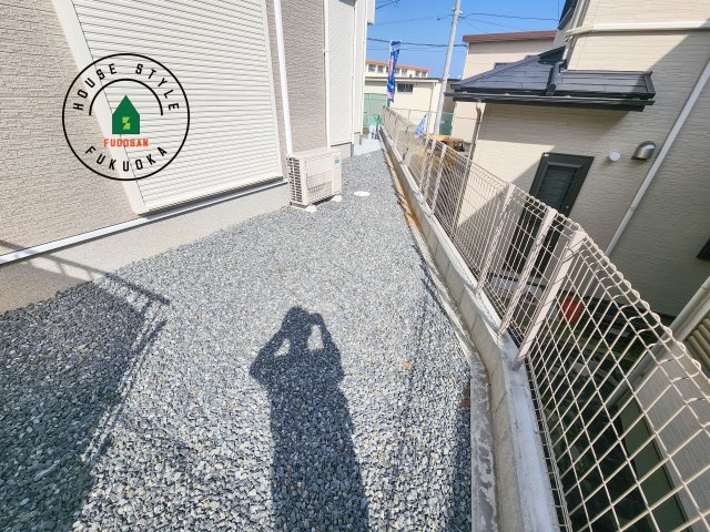 福岡市西区拾六町3丁目第1-3棟（3号棟）の庭|お庭で自由な時間を過ごせます。