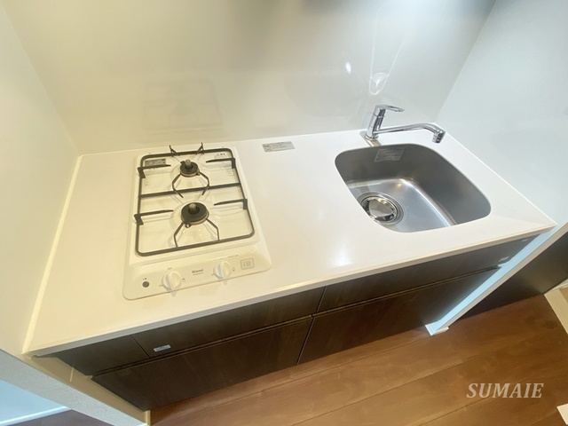 グランカーサ王子Ⅲのキッチン|2口ガスコンロ付きキッチンです☆