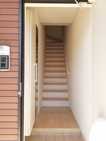 スカイパレスＡの玄関