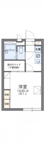 レオパレスサマールＫの間取り