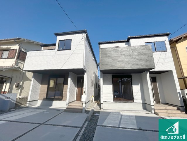 伊丹市池尻　第1期　新築一戸建ての外観|お客様に長く安心して住んでいだだける事にこだわった家づくり！住んでからのアフターサービスにもしっかりと取り組んでいます！
