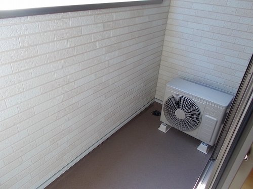 ソリッソ三条のバルコニー