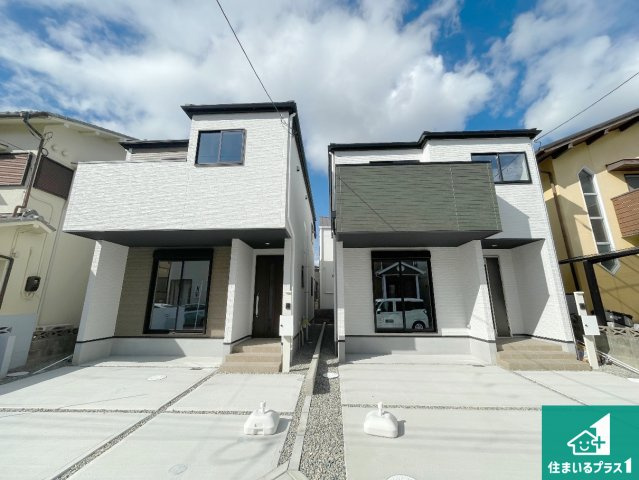 伊丹市池尻　第1期　新築一戸建ての外観|お客様に長く安心して住んでいだだける事にこだわった家づくり！住んでからのアフターサービスにもしっかりと取り組んでいます！