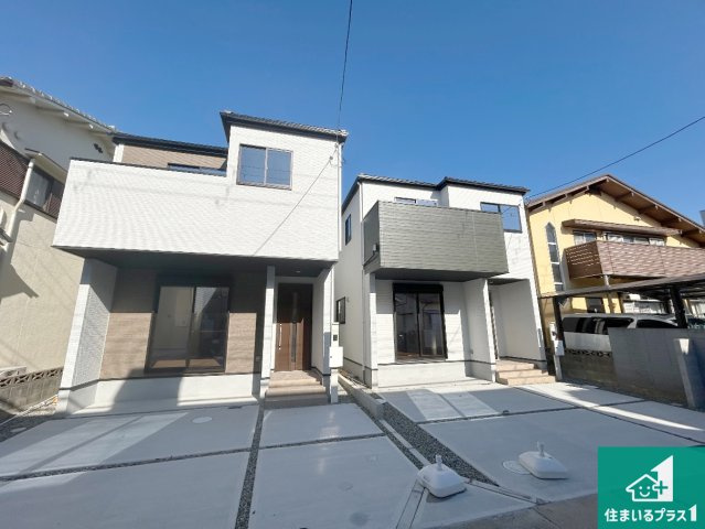 伊丹市池尻　第1期　新築一戸建ての外観|お客様に長く安心して住んでいだだける事にこだわった家づくり！住んでからのアフターサービスにもしっかりと取り組んでいます！