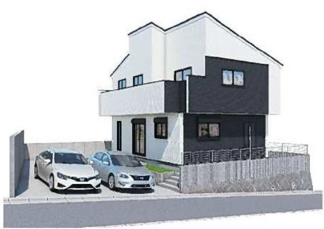 【横浜市旭区東希望が丘170新築戸建て】★仲介手数料無料★（東希望が丘小学校・希望が丘中学校）の外観パース