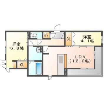 ラシュレ大元の間取り