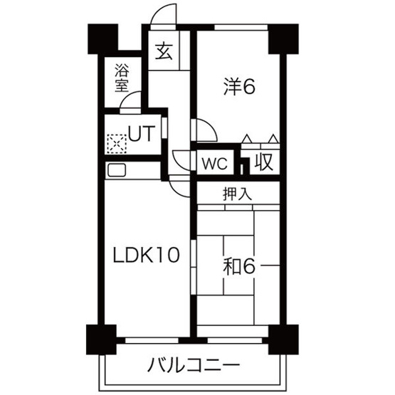 【間取り】 | 平野西レジデンス