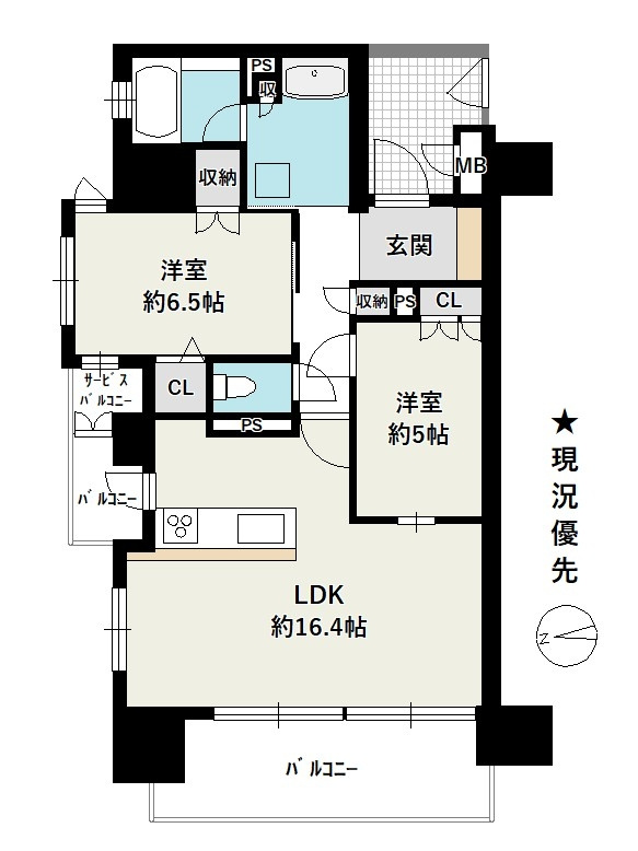 サーパス石堂ゲートマークスの間取り|04/11 18:00