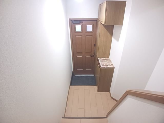 シャルマンハイツＢの玄関