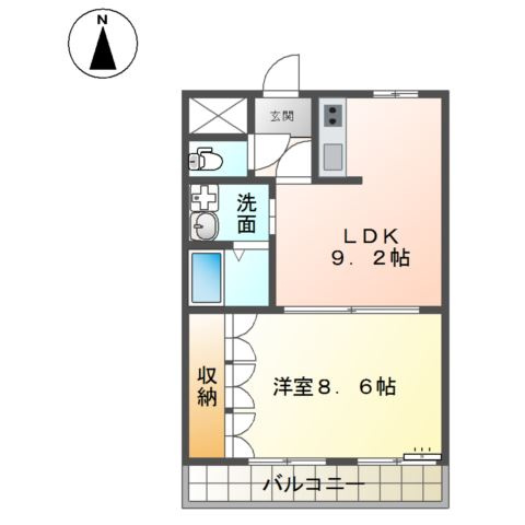 シュテルンハイム　Ｈｉｒｏの間取り