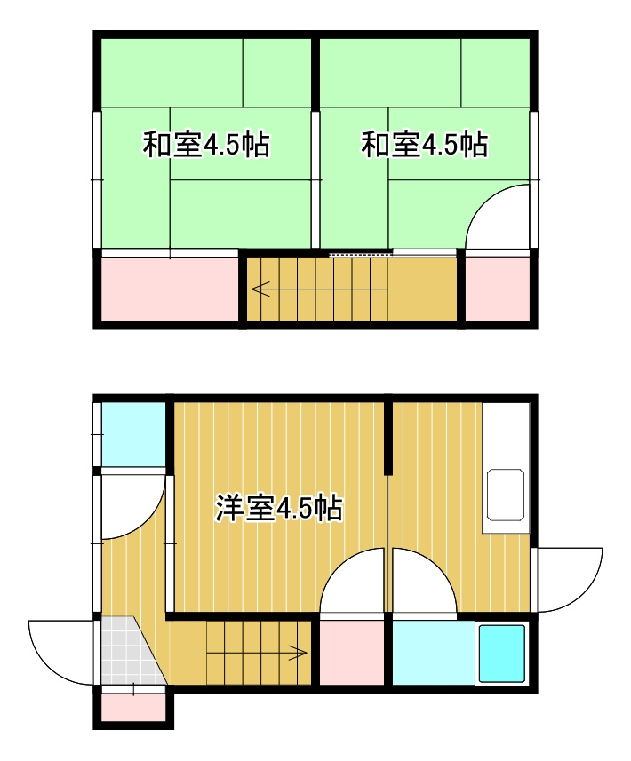 カーサ若松の間取り