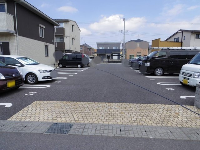 ベル・アジュールⅡAB　A棟の駐車場