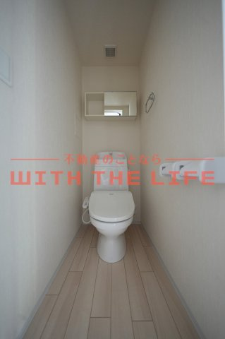 仮）上津町新築アパート【キャッシュバック対象物件】のトイレ|コンパクトで使いやすいトイレです