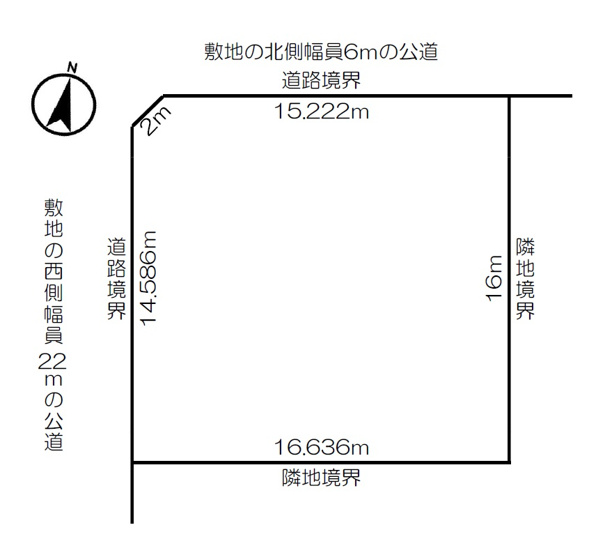 【区画図】 | 北見市寿町中古住宅