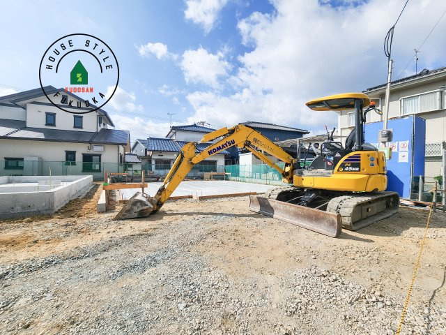 小郡市寺福童第1-2棟（1号棟）の外観|デザイン性のある外観です。